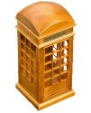 木質 仿真電話亭 音樂盒 MUSIC BOX